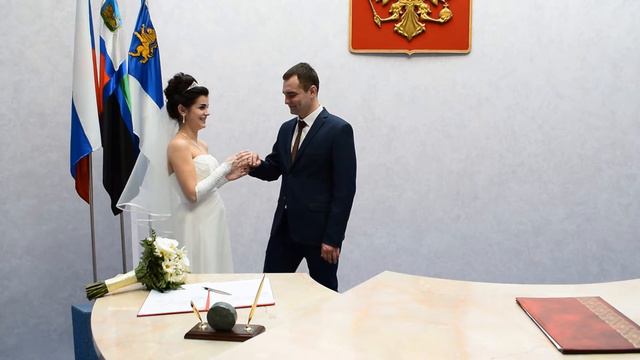 Регистрация брака Артем и Ирина 12 03 2016 смотреть онлайн