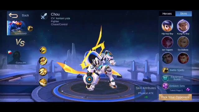 CHOU SKIN SCRIPT AS SENTINEL MOBILE LEGENDS •NO ERROR •LEGIT смотреть онлайн