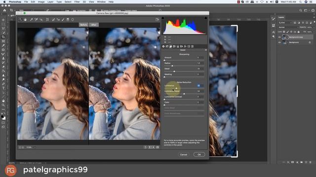 Photoshop cc Tutorial || FIX BLUR PHOTO & Advance Use of Camera RAW Filter смотреть онлайн