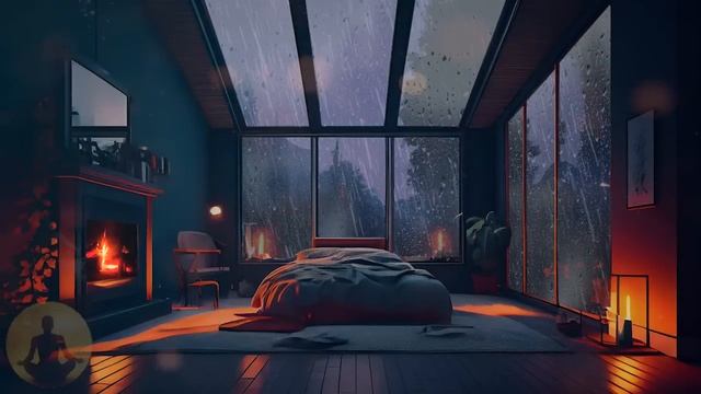 Rain Sounds For Sleeping - 24 Hours Rain & Relaxing Sounds For Insomnia Symptoms & Sleeping - ASMR