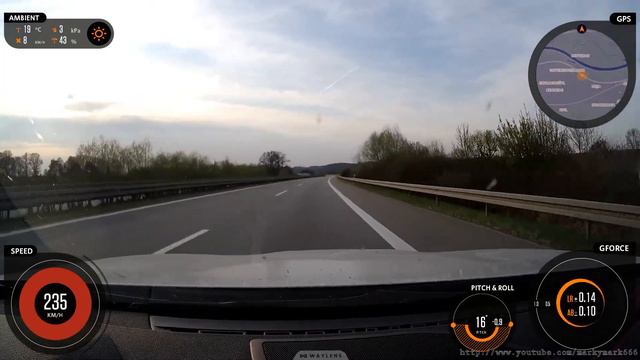 BMW M135i vs 2016 Mercedes-AMG C 63 Coupé +100-250 Autobahn Made with Waylens™ #2 смотреть онлайн