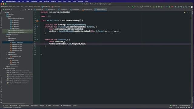 0266 Integrate action bar with navigation controller смотреть онлайн