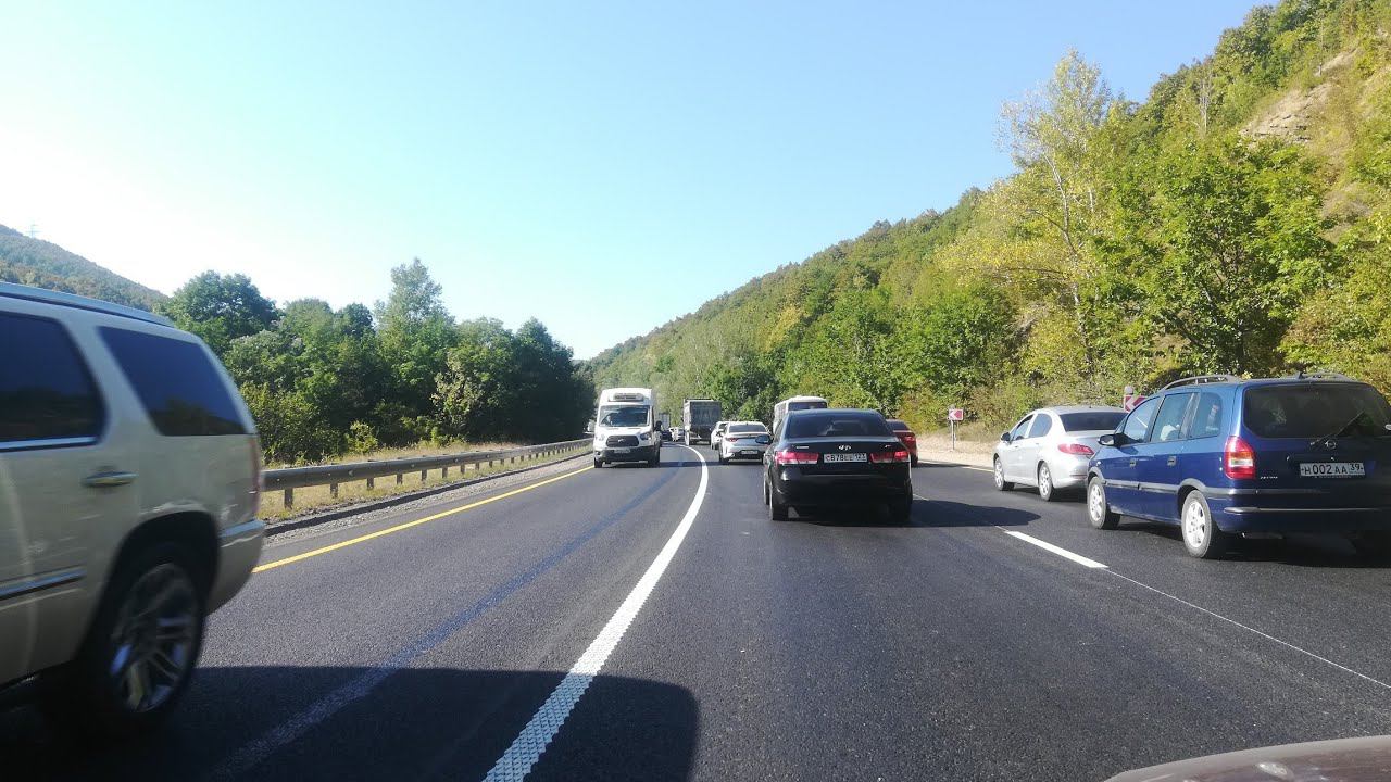 Едем на море в Геленджик,по трассе М4 2025. Пробки Горячий ключ смотреть онлайн