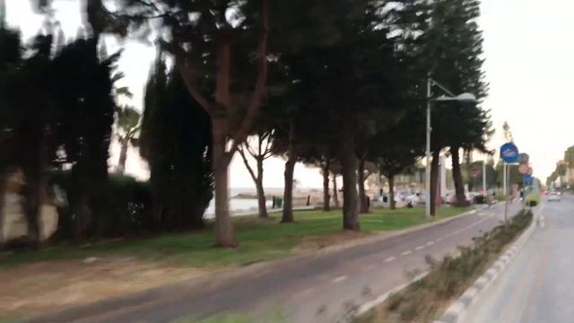 Driving along Limassol Seafront, Cyprus смотреть онлайн