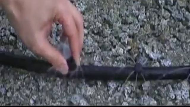 Как работает Регулируемая капельница для капельного полива