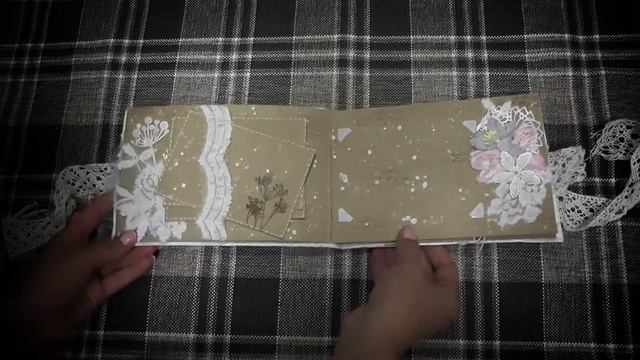 Мини альбом "Кружево и крафт" - скрапбукинг мини альбомы смотреть онлайн