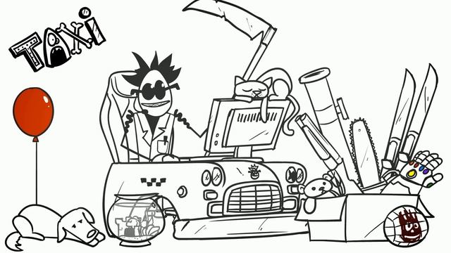 Доктор Гнус : Как доехать до рая на такси. Заказ от бога. ( Анимация ) смотреть онлайн