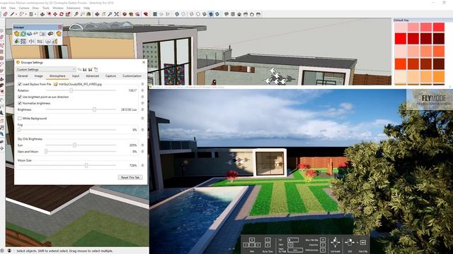ADDING BACKGROUNDS IN ENSCAPE - Enscape Atmosphere Settings Tutorial