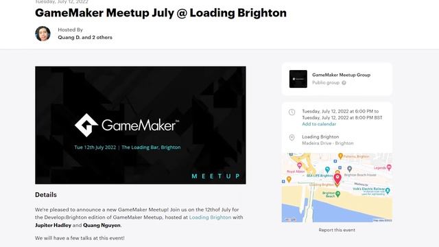 GameMaker Meetup RETURNS! - New events and talks смотреть онлайн