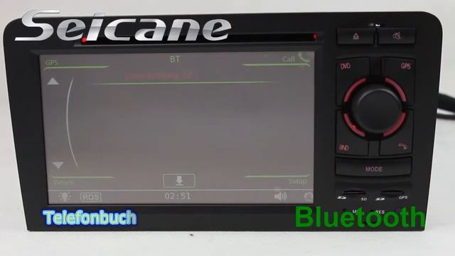 Audi A3 Auto DVD Player GPS-Navigationssystem mit Radio Bluetooth USB SD Ipod смотреть онлайн