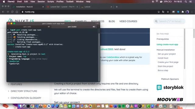 Setup Laravel + Nuxt + Docker - Test Live di Mac смотреть онлайн