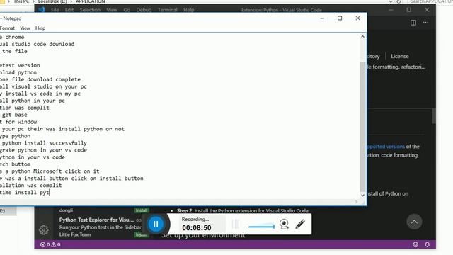 easy way to install python and integrate with git hub and visualstudio code смотреть онлайн