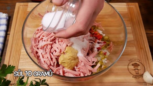 Recept Na NEAPOLSKÝ SALÁT! Salámová Delikatesa ❤️