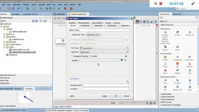 #1 Hola mundo en Oracle SOA Suite 12c - Bpel смотреть онлайн