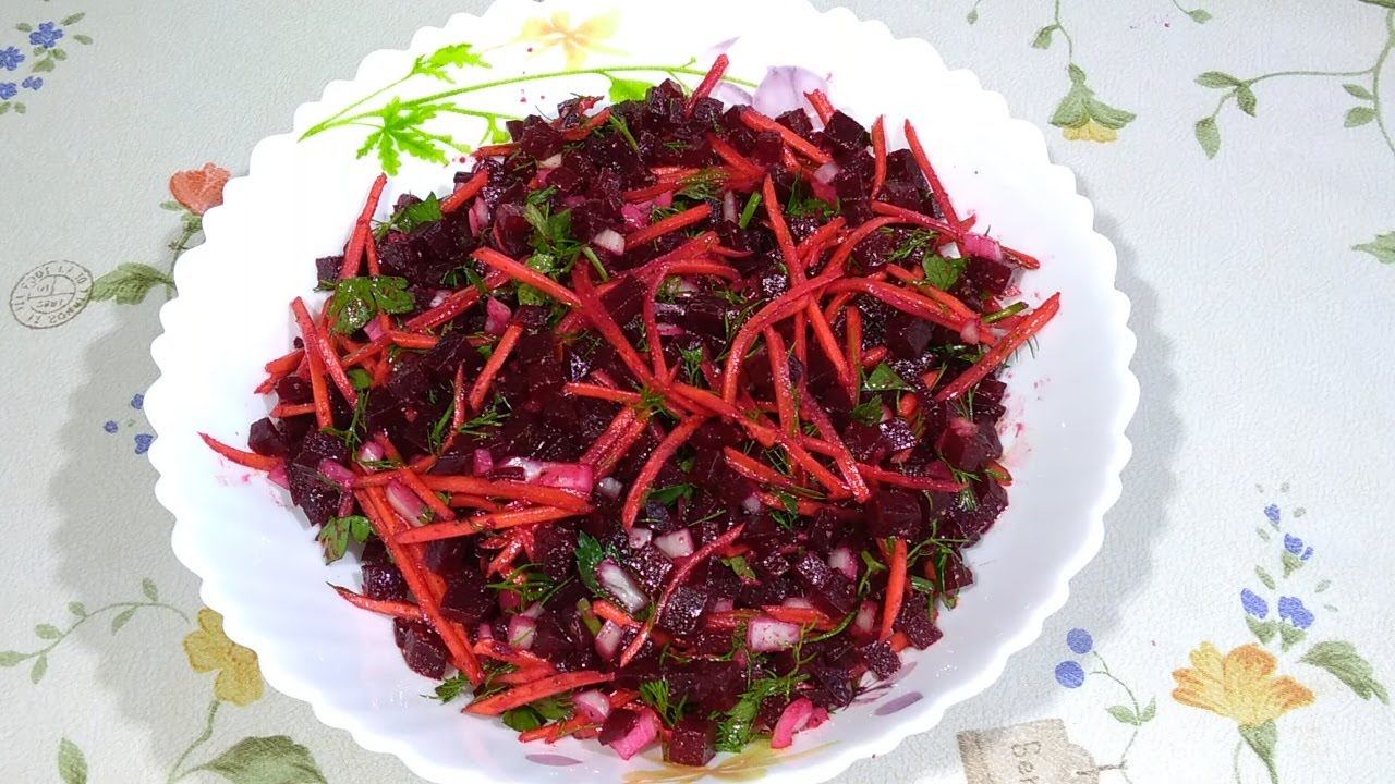 Салат из свеклы по корейски. смотреть онлайн