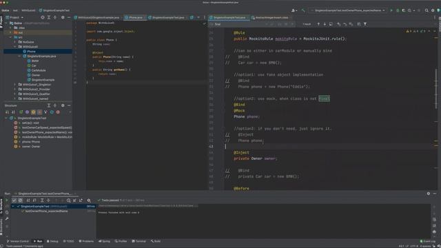 Guice test 依赖注入测试 смотреть онлайн