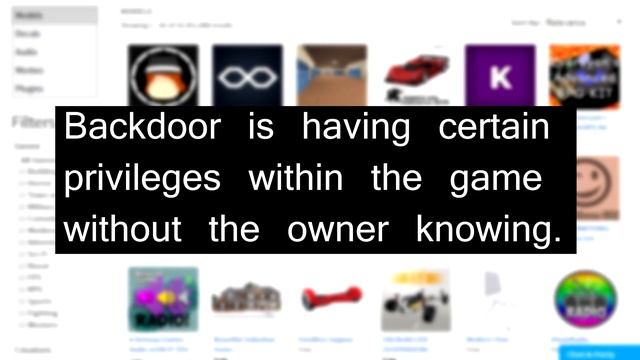 WTF IS: ROBLOX BACKDOOR смотреть онлайн