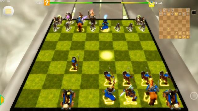 Battle Chess Android Chess 3D Animation : Real Battle Chess 3D android game play hard level part смотреть онлайн