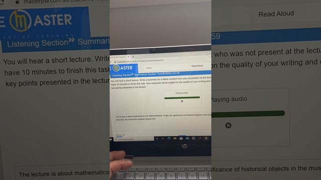 Summarize spoken text. PTE tips смотреть онлайн