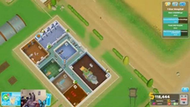 Two point Hospital :PC: checking out off the grid DLC, continued смотреть онлайн