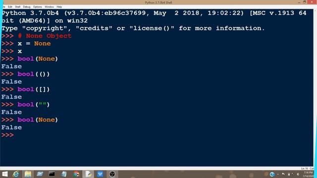 #29 Python Tutorial for Beginners | None Object in Python смотреть онлайн