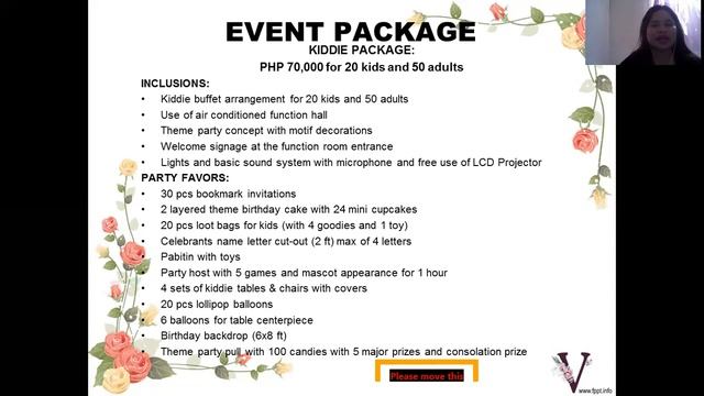 Events Management Services NCIII Portfolio presentation смотреть онлайн