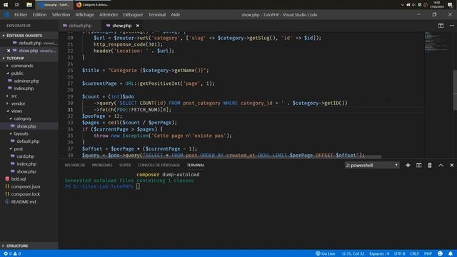 Apprendre le PHP : Chapitre 52, Page catégorie смотреть онлайн