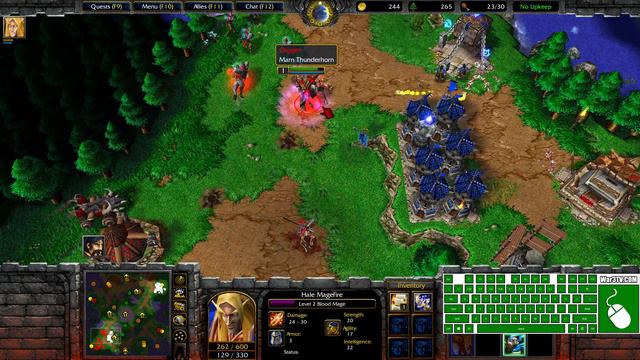 It's useless no matter how many soldiers have the advantage of the terrain. | War3 | W3 | Warcraft смотреть онлайн