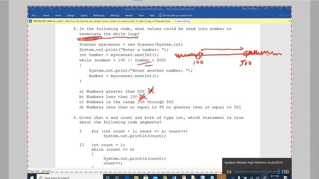 JAVA - Lesson #66 - Practice Loops Quiz #1 смотреть онлайн