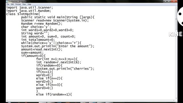 Slot Machine in java | How to make a slot machine in 10 minutes смотреть онлайн