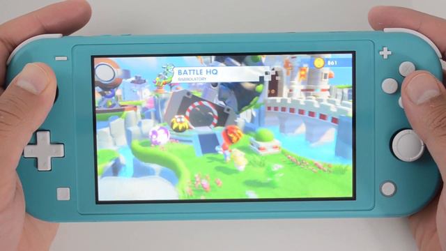 Mario + Rabbids Kingdom Battle Nintendo Switch Lite Gameplay смотреть онлайн