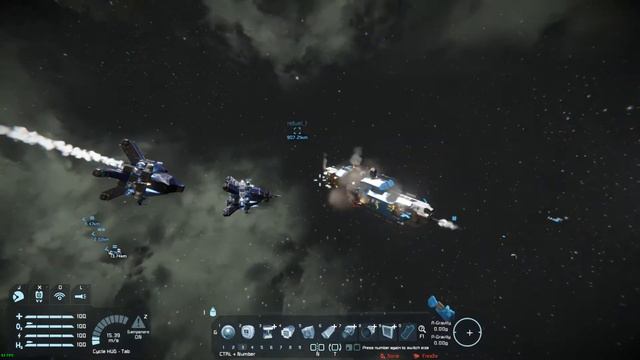 AI Drone Swarm - Space Engineer смотреть онлайн