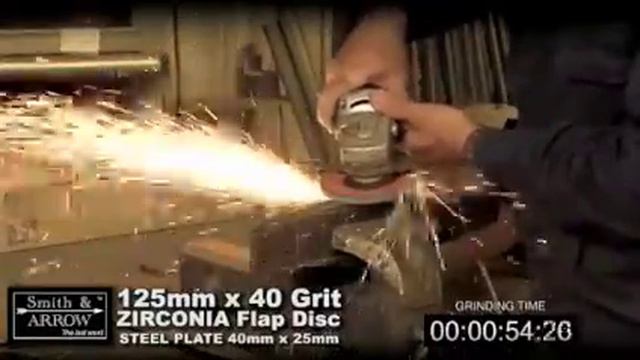 Zirconia Flap Disc - 125mm x 40 Grit | Smith & ARROW смотреть онлайн