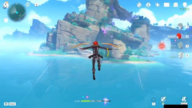 How to solve the cube puzzle on Tatarasuna South East Coast (2 Island Puzzle) | Genshin Impact | смотреть онлайн