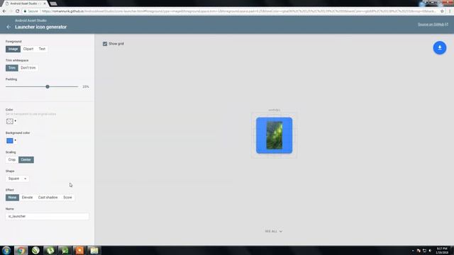 Android app Icon generator смотреть онлайн