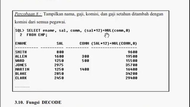 PRAKTIKUM3-fungsi baris tunggal смотреть онлайн