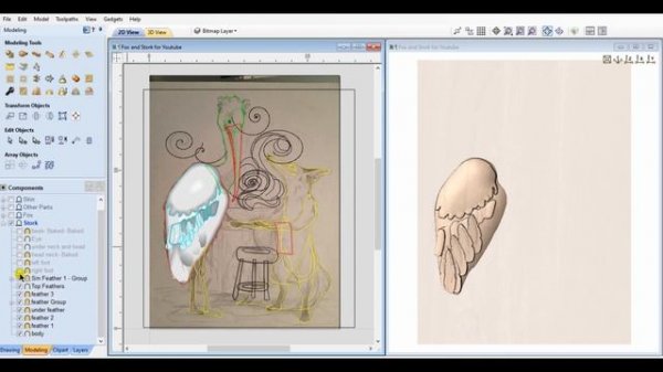 How to create a 3D model from a JPG using Vectric's Aspire