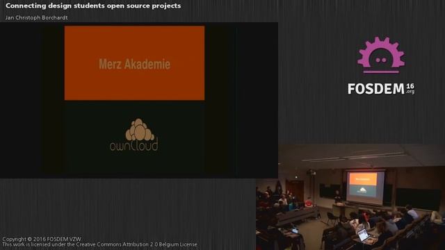 FOSDEM 2016 - Aw1120 - Connecting Design Students Open Source Projects смотреть онлайн
