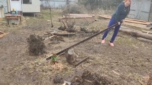 Выкорчевывание пней своими руками. Тестируем способы выкорчевывания на даче часть 1.