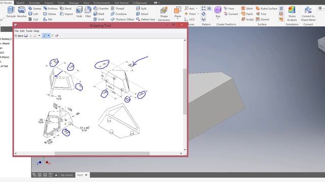 Autodesk Inventor 2019 - Cow Catcher - Train Project - Beginner Tutorial смотреть онлайн