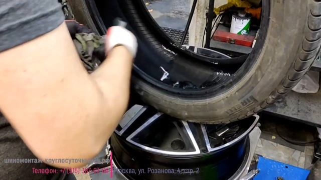 Ремонт бокового пореза шины профессионально смотреть онлайн