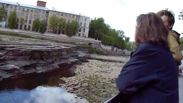 Ивангородские водопады на реке Нарва. Граница с Эстонией смотреть онлайн