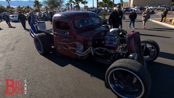 Boneshakers Rat Rods @ Mesquite Motor Mania 2024 - Loud Rat Rods Show up