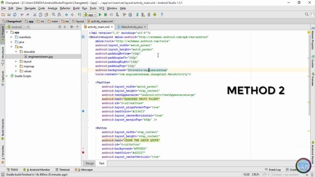 12. HOW TO SET BACKGROUND IMAGE IN ANDROID STUDIO | ANDROID APP DEVELOPMENT смотреть онлайн