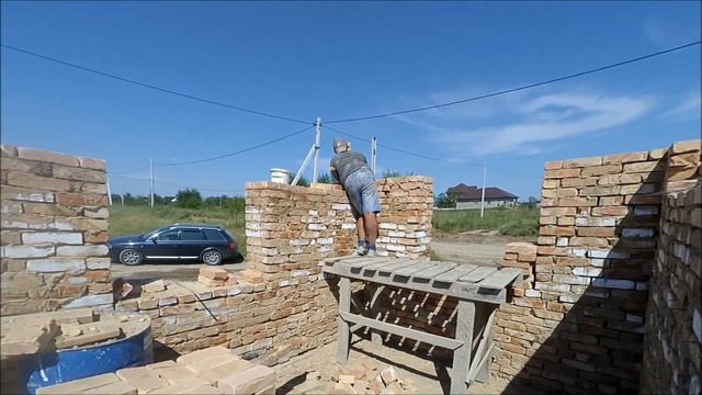 МПС Алматы. Дом методом Асар из красного кирпича. 09.07.16. смотреть онлайн