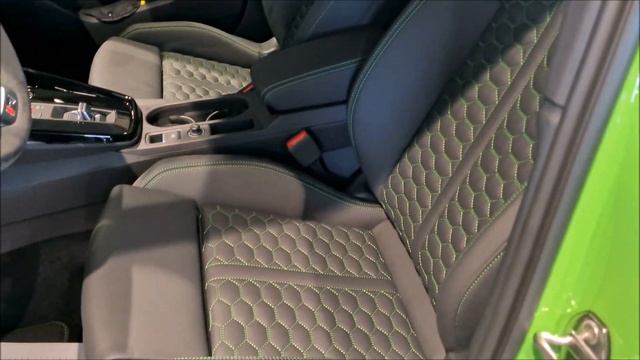 AWESOME 2022 Audi RS3 Limousine 400PS Kyalami green |RS package plus and BIG rear Spoiler in Carbon смотреть онлайн