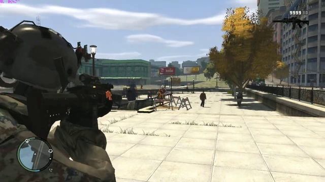 GTA 4 IV HK416 CQB Silenced MOD смотреть онлайн