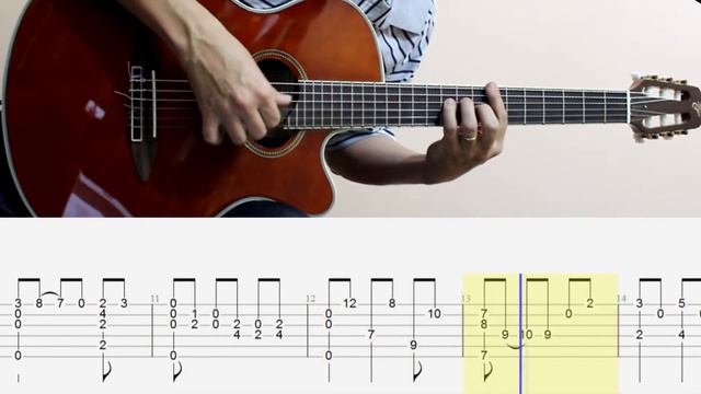 LAGRIMA - Francisco Tárrega - Violão Solo com tablatura - Classical Guitar смотреть онлайн