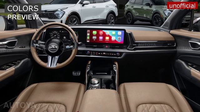 Refreshed 2025 Kia Sportage - INTERIOR Preview