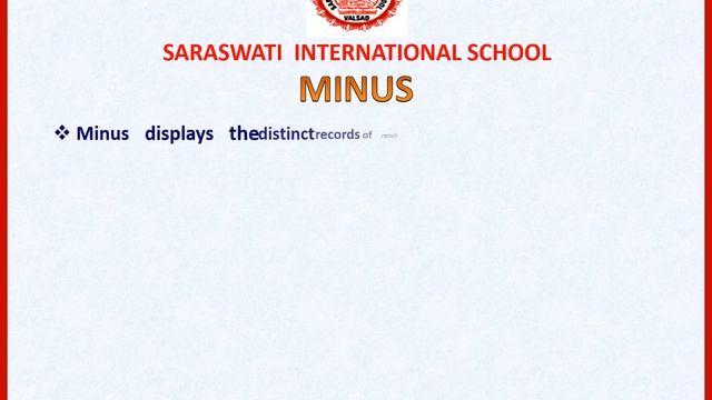 Joins and Set Operations Union, Intersect, Minus смотреть онлайн